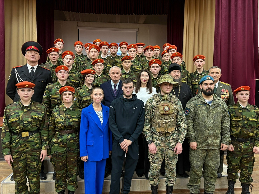 Клирик курганского кафедрального собора поучаствовал в посвящении в кадеты