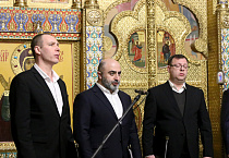 В праздник Крещения в Александро-Невском соборе прошел концерт церковных песнопений