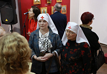 В Кургане священник-участник СВО, выступил в музее на открытии выставки «Воинство небесное и земное»