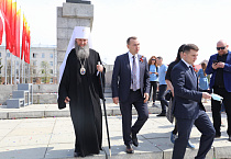 Митрополит Даниил принял участие в торжественных мероприятиях в честь Дня Победы