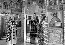 Митрополит Даниил совершил Литургию в понедельник Страстной седмицы
