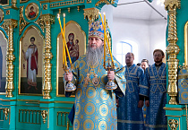 В престольный праздник в Казанском Чимеевском мужском монастыре прошла архиерейская Литургия