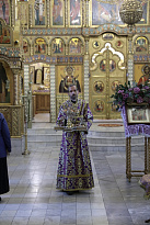 Литургия в Крестовоздвижение в кафедральном соборе Кургана