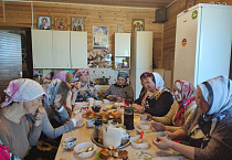 В храме села Большое Раково совершили очередную Обедницу мирским чином