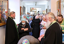Мощи преподобного Сергия Радонежского побывали в социальных и медицинских учреждениях Кургана