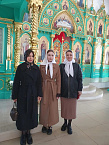 Курганские волонтёры совершили коллективную поезду в Чимеевский монастырь