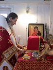 В храме села Садовое совершена первая архиерейская Литургия