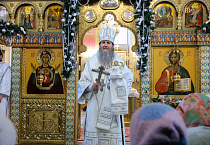 В день Крещения Господня митрополит Даниил совершил праздничную Литургию и великое водосвятие