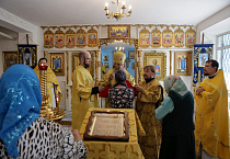 Митрополит Даниил совершил Литургию в Благовещенском храме города Кургана