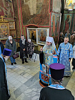 Митрополит Даниил в праздник Благовещения совершил Божественную литургию