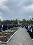 В Кургане кадеты 1 сентября участвовали в молебне по погибшим воинам
