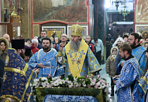 Престольный праздник Александро-Невского кафедрального собора встретили в Кургане