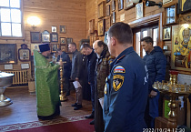 В курганском храме Георгия Победоносца  прошла рабочая встреча священников и представителей силовых структур