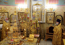 Ранняя архиерейская служба состоялась в курганском кафедральном соборе