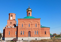В Половинном завершена кирпичная кладка колокольни