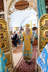 Митрополит Даниил в престольный праздник Порт-Артурского храма Кургана совершил Литургию