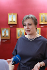 В Кургане священник-участник СВО, выступил в музее на открытии выставки «Воинство небесное и земное»