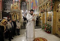 В Рождество Христово митрополит Даниил совершил ночную праздничную службу