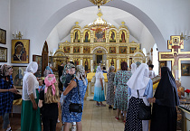 В Кургане возле Порт-Артурского храма  прошёл праздник и благотворительная ярмарка