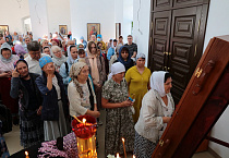 Чимеевский монастырь впервые отметил престольный праздник богослужением в новом храме