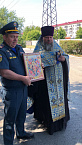 В Курганском МЧС  отслужили молебен в часовне в честь иконы «Неопалимая купина»