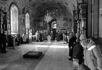 В четверг первой седмицы Великого поста митрополит Даниил молился за уставным богослужением