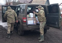 Гуманитарный груз Курганской епархии доставлен в зону СВО