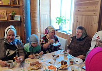 В храме села Большое Раково совершили очередную Обедницу мирским чином