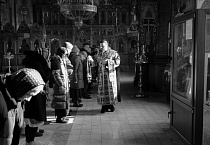 В четверг первой седмицы Великого поста митрополит Даниил молился за уставным богослужением