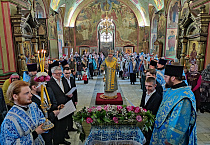 Митрополит Даниил в праздник Благовещения совершил Божественную литургию