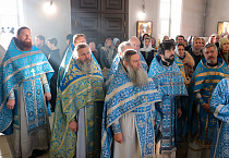 В престольный праздник в Казанском Чимеевском мужском монастыре прошла архиерейская Литургия