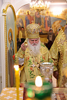 Два митрополита совершили Литургию в Чимеевском приделе Троицкого собора Кургана