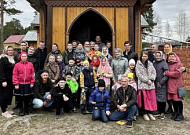 Воспитанники Епархиальной воскресной школы побывали в храме посёлка Старый Просвет