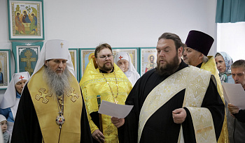 Освящение храма в Курганской областной больнице