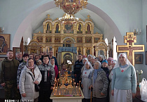 В Порт-Артурском храме города Кургана проездом побывала икона Божией Матери «Табынская»