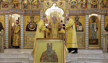 Литургия в день памяти свт. Агафангела исп., митр. Ярославского