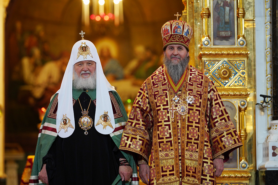 Митрополит Даниил поздравил Святейшего Патриарха Кирилла с Днём рождения