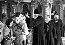 Митрополит Даниил в четверг первой седмицы Великого поста молился за уставным богослужением