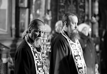 Митрополит Даниил в четверг первой седмицы Великого поста молился за уставным богослужением