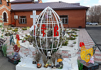 Курганский кафедральный собор украсился к празднику Пасхи