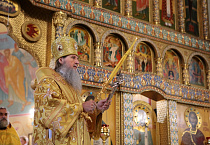 Ранняя архиерейская Литургия состоялась в Александро-Невском соборе Кургана