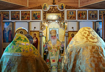В храме села Темляково два митрополита отслужили Литургию