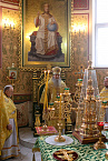 В Троицком соборе Кургана состоялась архиерейская Литургия