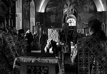 Первая в Великом посту Литургия Преждеосвященных Даров совершена в Александро-Невском соборе Кургана