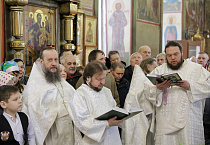 Митрополит Даниил в Крещение Господне совершил праздничную Литургию и великое водосвятие