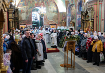 В день Крещения Господня митрополит Даниил совершил праздничную Литургию и великое водосвятие