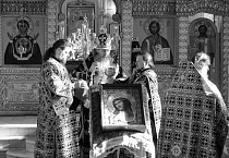 Первая в Великом посту Литургия Преждеосвященных Даров совершена в Александро-Невском соборе Кургана