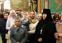 В престольный праздник Александро-Невского кафедрального собора прошла Литургия двух архиереев