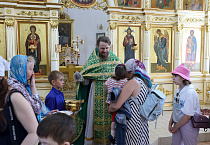 В Кургане возле Порт-Артурского храма  прошёл праздник и благотворительная ярмарка