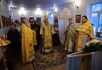 В курганском храме святой Матроны Московской состоялась архиерейская Литургия